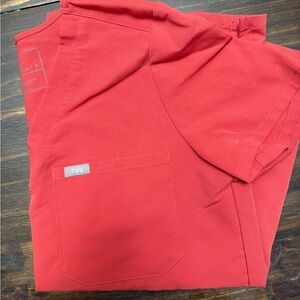 Figs Clay One Pocket Medical Scrub Top